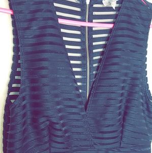 Black cocktail dress (See through)